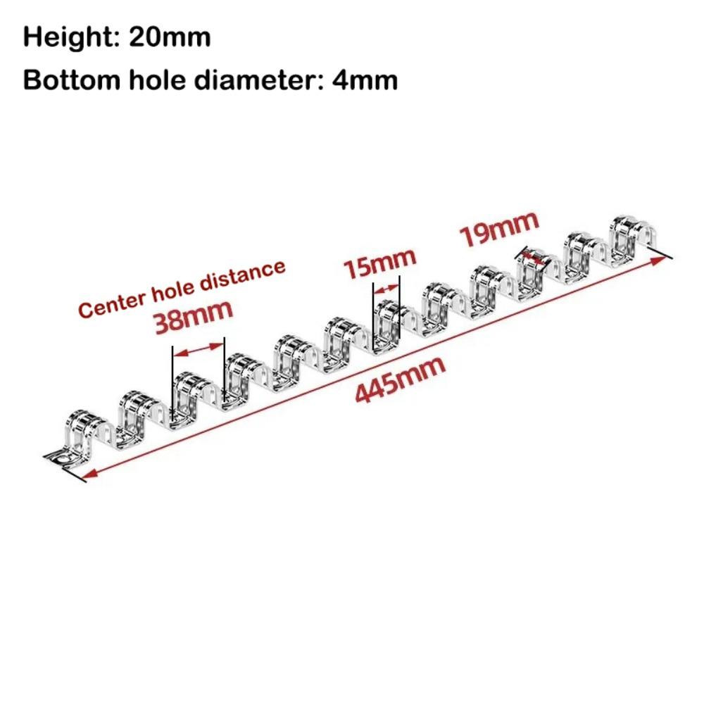 

16/20MM U-Tube Clamp Stainless Steel Bracket Tube Strap New Hose Clamp 20mm 12Positions