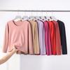 Women's Plus Size Thermal Fleece-Lined Long Sleeve Top