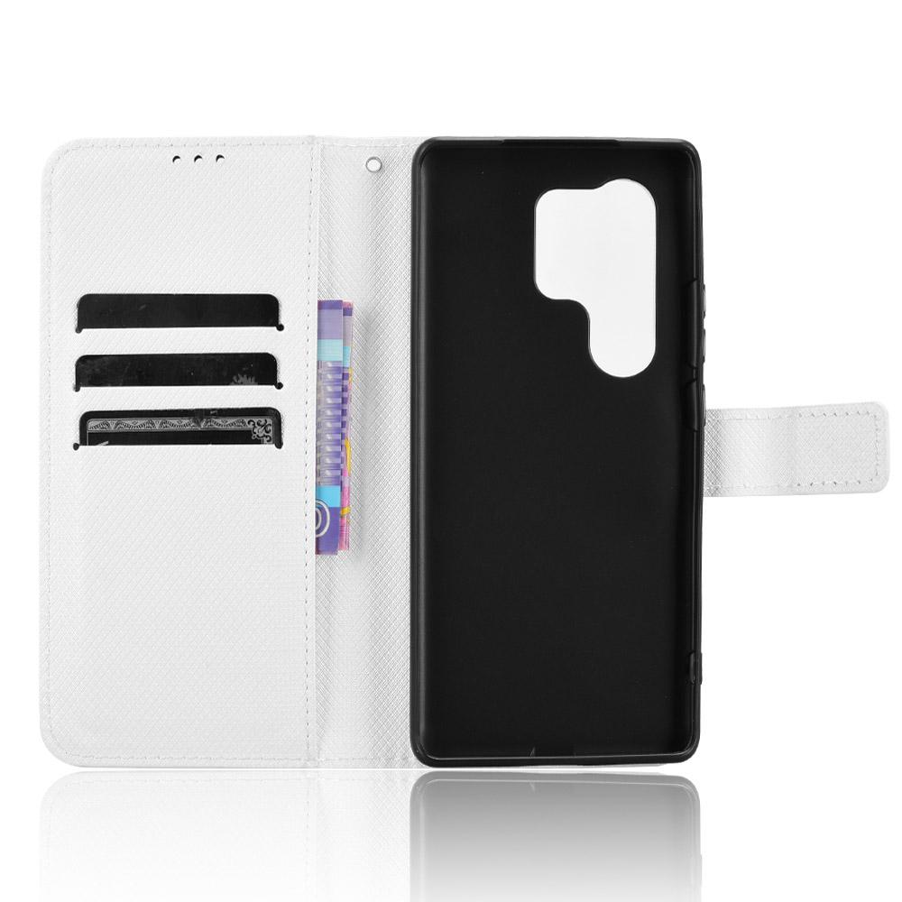 For Itel S25 Ultra Case PU Leather Diamond Texture Wallet Phone Cover