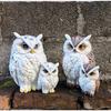 Kunstmatige decoratieve ornamenten voor buitenkorridors, patio's, tuinen en binnenplaatsen, creatieve en schattige uil-moeder-en-kind decoraties
