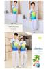 Men's & Women's Casual Summer Tracksuit - Short Sleeve, Outdoor Running & Taekwondo Coach Wear, Printed Two-Piece Set