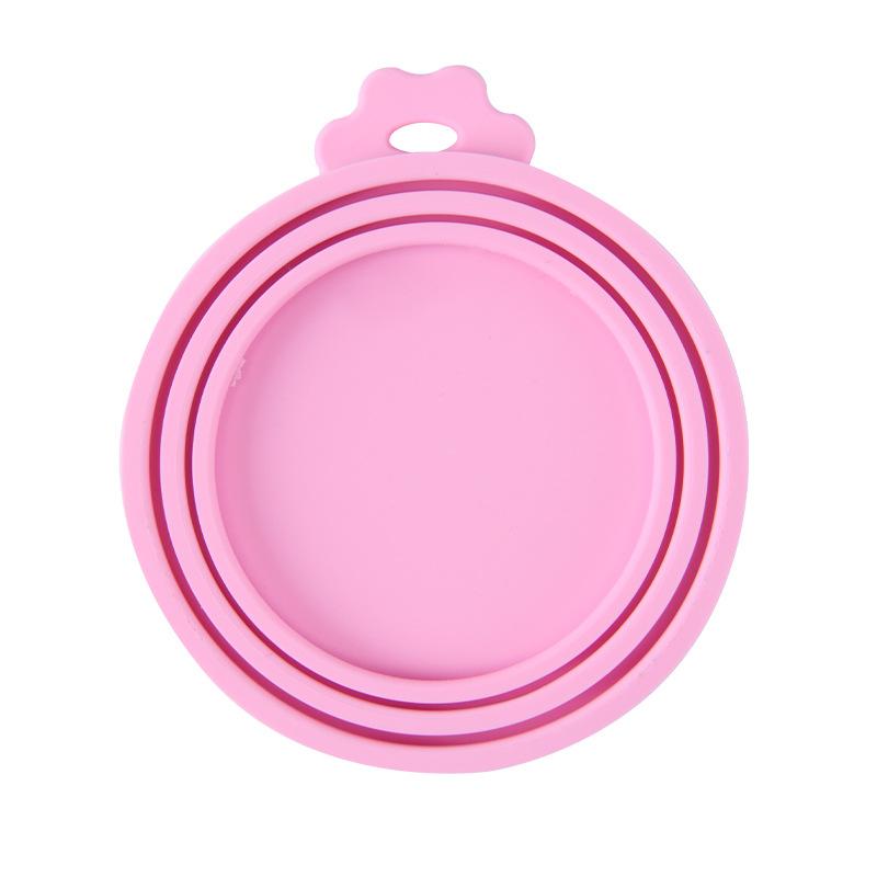 Silicone Canned Lid Sealed Feeders Food Can Lid For Puppy Dog Cat Storage Top Cap Reusable Cover Lid Health Pet Daily Supplies