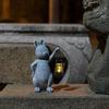 Bunny Solar Lights | Garden Statue Lights | Garden Outdoor Statue Lights Figurine Decoration Lights Outdoor Art Decor Lamp