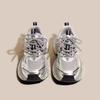 Girls' Sports Shoes silver Children's Dad Shoes New Autumn Girls' Breathable Casual Shoes Mesh Running Shoes