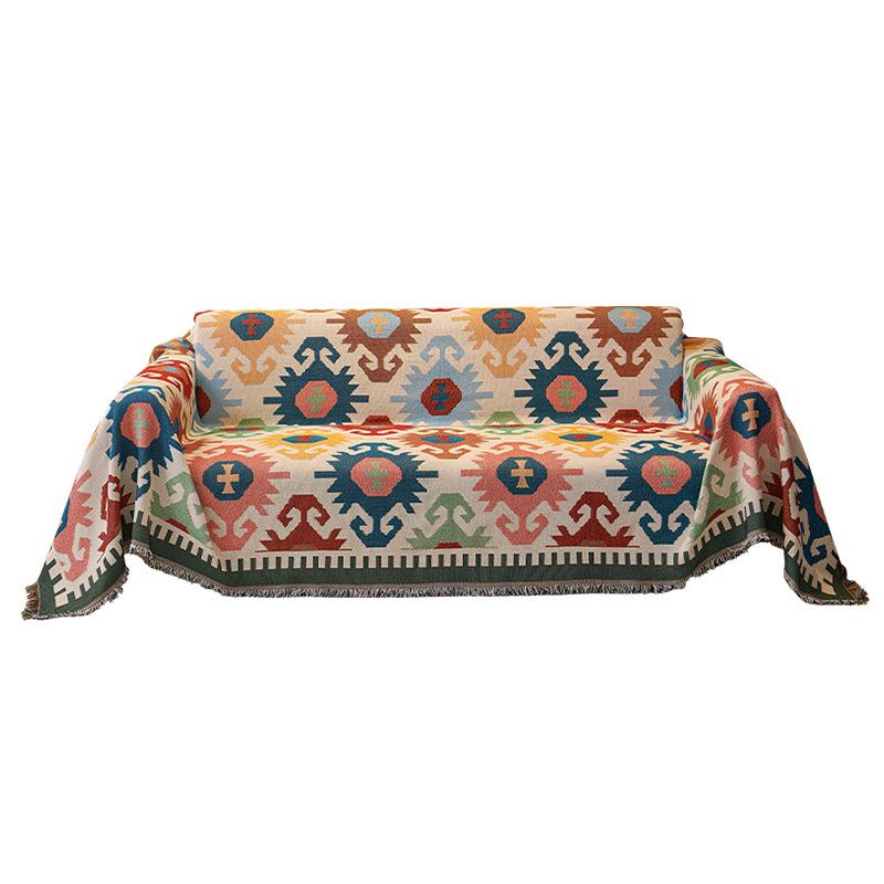 Nordischer Stil Vier Jahreszeiten Sofabezug: Rutschfest, Kratzfest, Vollständige Abdeckung Handtuchdecke.