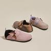 Ugly cute Japanese retro color matching Birkenstocks women's 2025 new flat-soled one-pedal soft-soled soft-faced comfortable single shoes