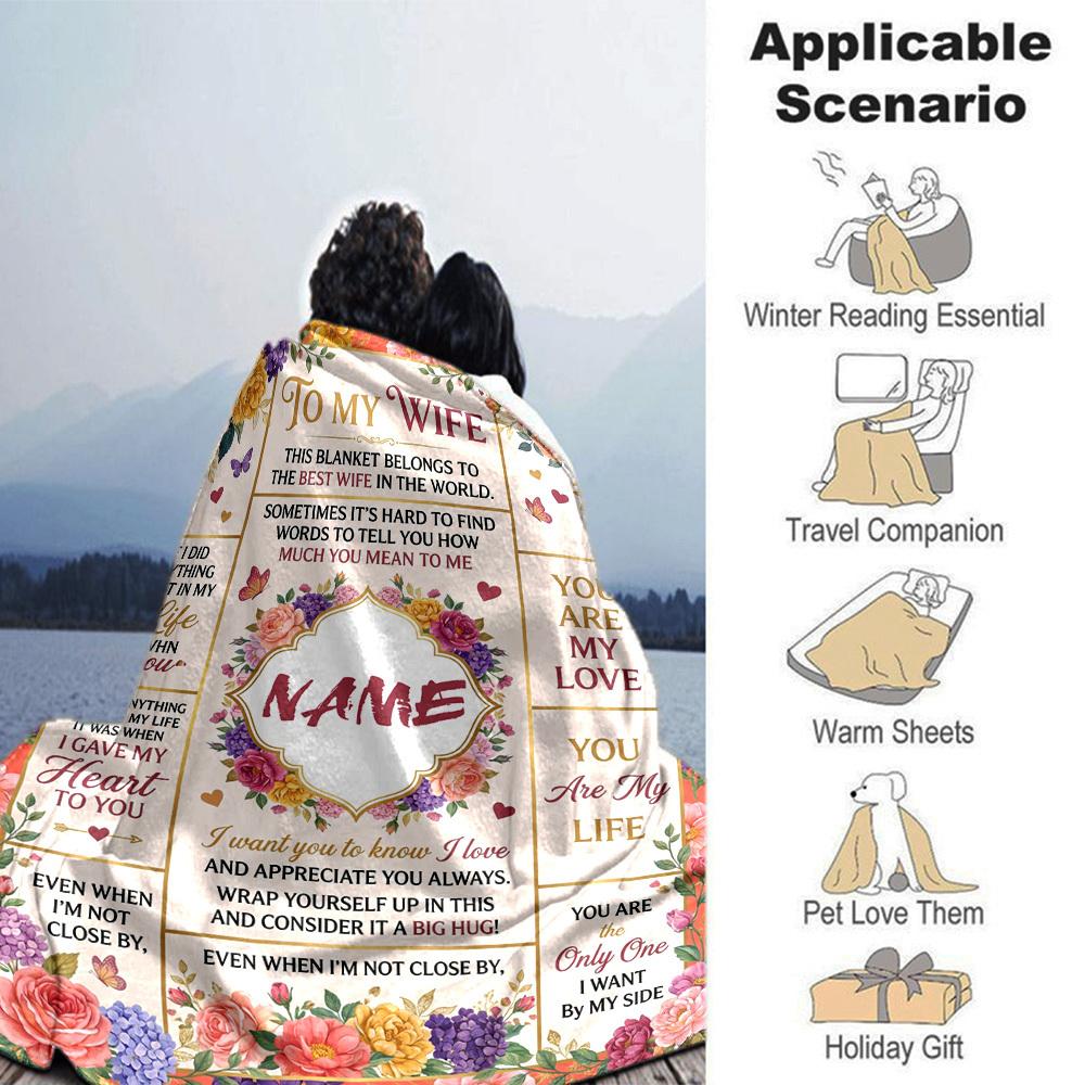 Love Appreciation Blanket Personalized Name Blankets Soft And Comfortable Against The Skin Naps And The Office A Wonderful Gift For Friends Family And