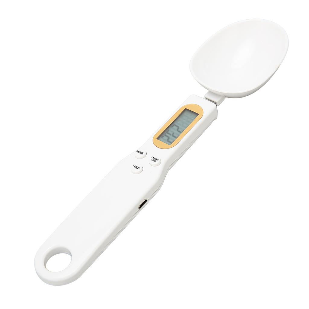 Digital Spoon Scale Multifunction High Accuracy 500g 0.1g Rechargeable Electronic Food Scale with LCD Display