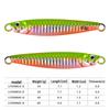 Luminous Long Cast Sinking Iron Plate Pencil Fish Metal Lure - New Bionic Artificial Bait Model