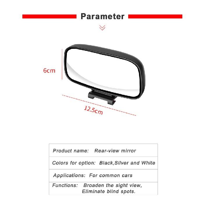 YASOKRO Car Blind Spot Mirror Wide Angle Mirror Adjustable Convex Rearview Mirror for Safety Parking Car Mirror