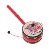 Chinese Spin Rattle Drum Traditional Style Hand Rattle Bell Beginners Monkey Drum  Music Toys
