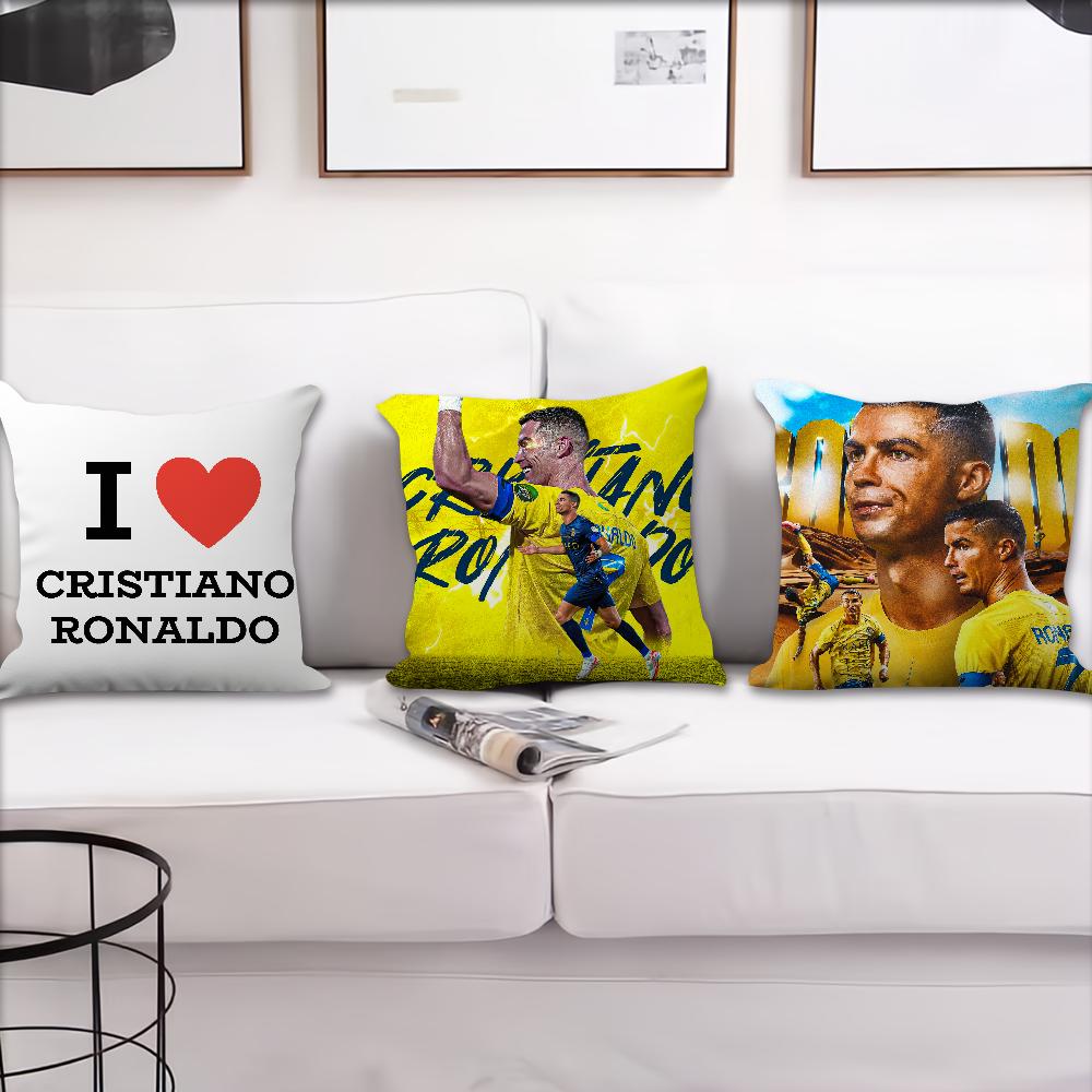 Federa Cuscino R-Ronaldo Custodia Stanza Camera da letto Divano Soggiorno Stella Schienale Auto C-Cr7 Quadrato Calcio Testiera