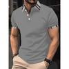 Men's Short Sleeved Polo Shirt Summer Breathable Top 3D Digital Printing