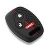 3 Button Car Key Fob Case For Honda Civic 4D Jazz Gr8 Cr-V Srv Frv Fit Csx Chord 7 Accord Emblem Extra Screw Silicone Protection