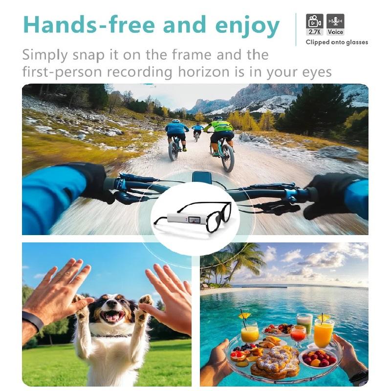 High-definition Wearable Glasses-style Camera, Outdoor Sports Camera, Portable Life Recorder