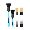 Multipurpose Cleaning Brush Kit Including Soft and Hard Bristles for Safe Scrubbing on Car and Household Items