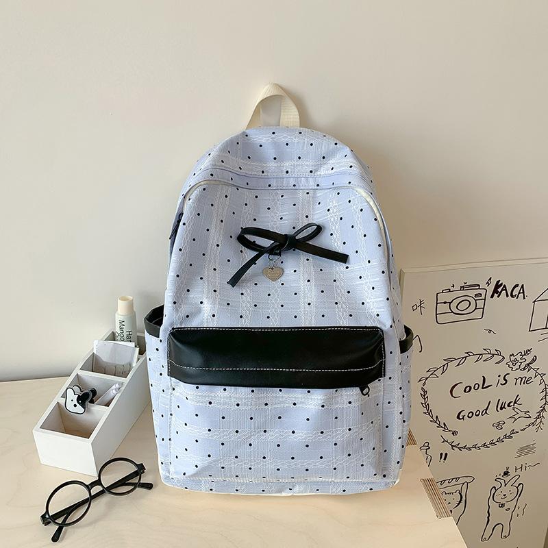 Schoolbag Gentle Lace Design Girl Heart Small Backpack Korean School Bag Elementary School Class Backpack Girlfriend Travel Back