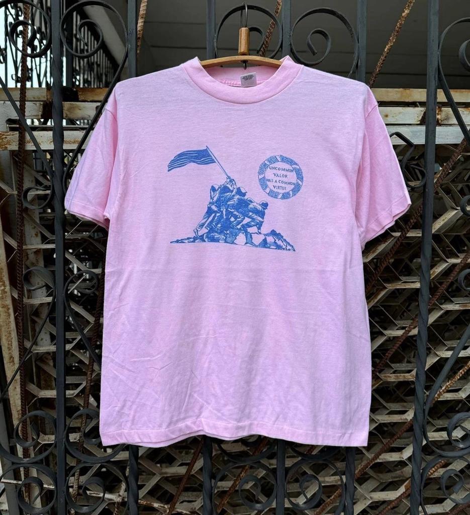 Vintage 80-tal Ovanlig Mod Var en Vanlig Dygd T-shirt WW2