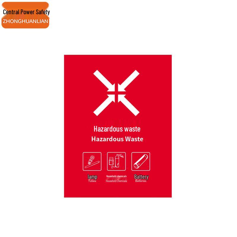 Zhonghuan Li an Garbage Classification Sticker 3-Pack, 40x50cm