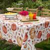 Thanksgiving Leaves Rectangle Table Cloth for Table Decor Kitchen Dining Waterproof Reusable Tablecloth for Tables Wedding Party