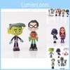 Youth Titans Action Figures Model Five Pack Dc Comics Robin Nightwing Pvc Decor