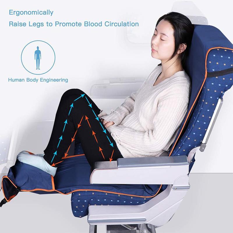 Adults Portable Car Mattress Cover Adjustable Footrest Hammock Train Airplane Travel Sleeping Bed Camping Car Air Accessories