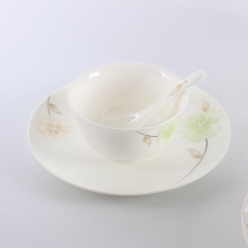 Tang Dynasty Style Bone China 22-Piece Dinnerware Set