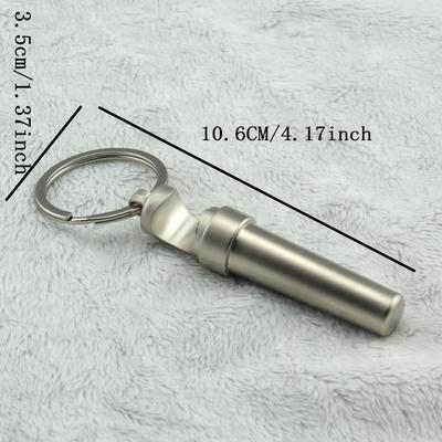 Portable Wine Opener Keychain , Durable Metal Beer Bottle Opener with Twist Mechanism, Easy To Carry, Ideal for Outdoor Events and Parties