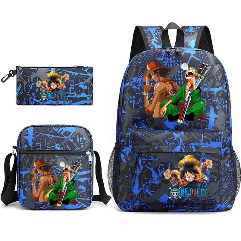 2022 Independent Station Starry Sky 3-piece set ONE PIECE backpack shoulder bag pencil case