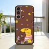Cartoon L-LINE F-Friends Cute Brown  Phone Case For Samsung  A73,A21s,A22,A31,A32,A52,A53,A71,A80,Soft Black Shell
