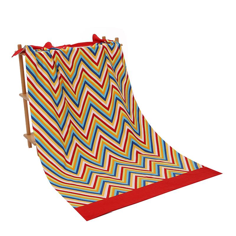 Large Quick-Drying Microfiber Beach Towel with Active Printing