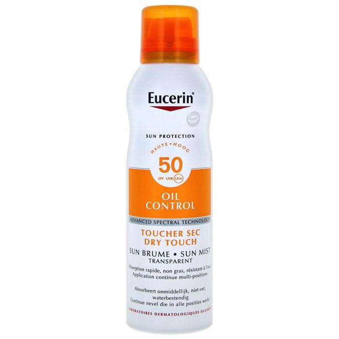Soin solaire - Eucerin - Brume Transparente SPF50 - 200ml - Protection UVA/UVB - Peaux sensibles