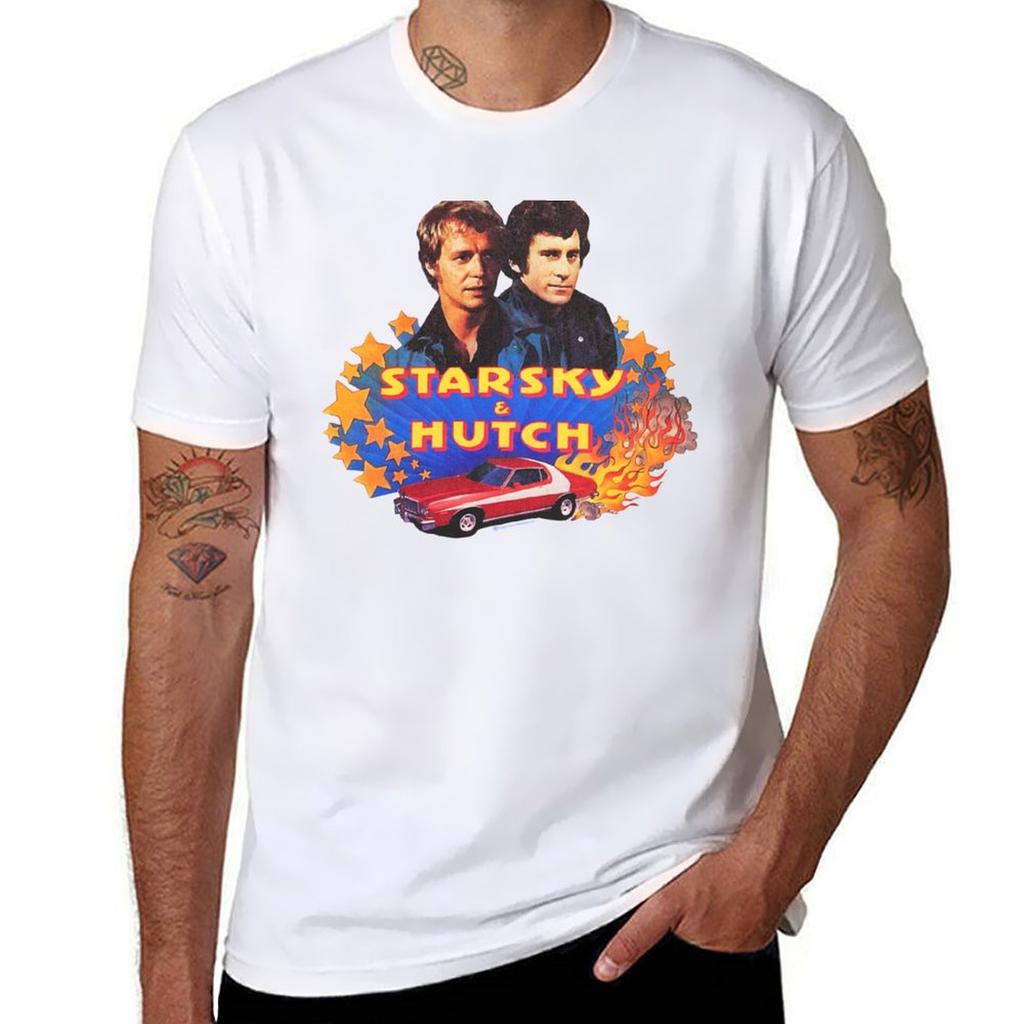Starsky And Hutch Tshirt Fashion Graphic Tee For Men