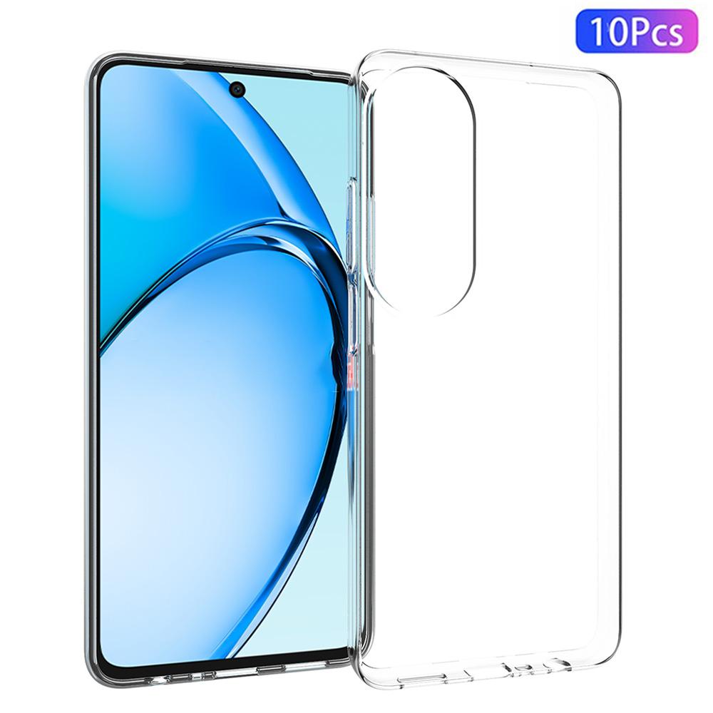 

10Pcs/Pack For Oppo A60 4G Phone Cover TPU Mobile Phone Case with Inner Watermark-Free Texture A