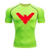 Tricou de compresie cu mânecă scurtă de vară pentru bărbați, top sport, tricou de alergare, uscare rapidă, îmbrăcăminte pentru sală, protecție solară, mânecă lungă