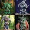 2023New Biological Fantasy Resin Decoration Garden Sculpture Crafts Three Eyes Alien Home Decoration