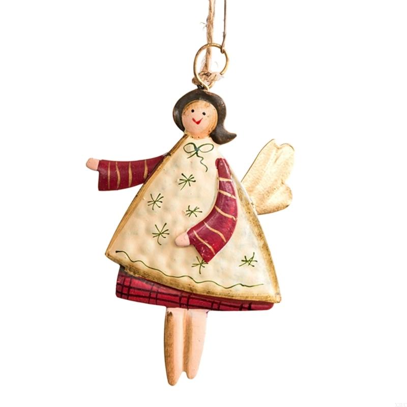 

Traditional Christmas Iron Angel Ornament For Tree Decorations And Keychains X3UC
