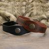 Medieval PU Leather Headband Vintage Embossed Hairband Head Accessory for Cosplay Party and Fashion Enthusiasts
