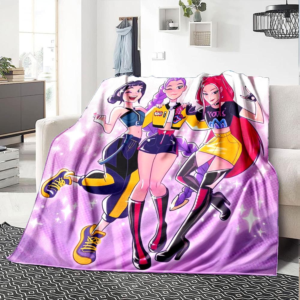 Superhero Trio Adventure Flannel Blanket Super Soft Warm Cozy Blanket For Sofa Bed Office Travel Allseason Home Decor Gift