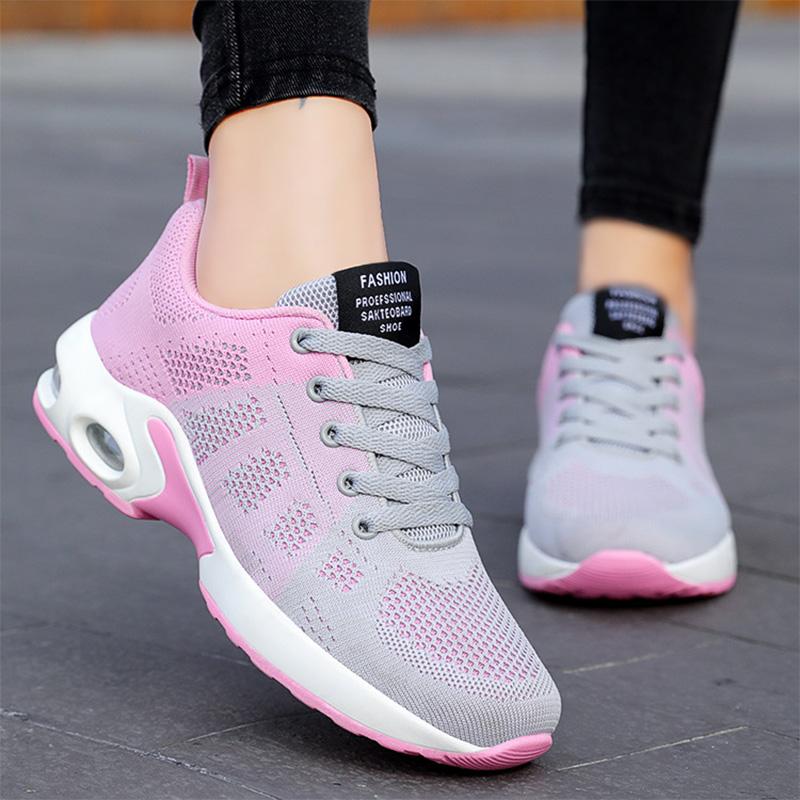 Women/Girls Leather  Soft Soled Middle Top Dance Shoes  Jazz Practice Dance Shoes Dance Sneakers