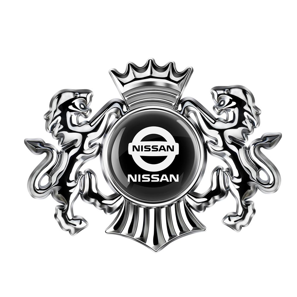 Wskpa9 3D Metall Karosserie Kofferraum Dekoration Abzeichen Aufkleber Auto Zubehör Für Nissan Nismo X-Trail 1 2 Qashqai Teana Skyline Altima Note GTR