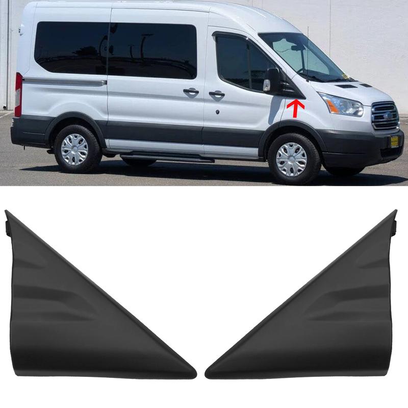 Car Wing Door Side Rearview Mirror Triangle Trim Cover Molding Corner Panel for Ford Transit MK8 2014- BK31-V16003-AD 188444