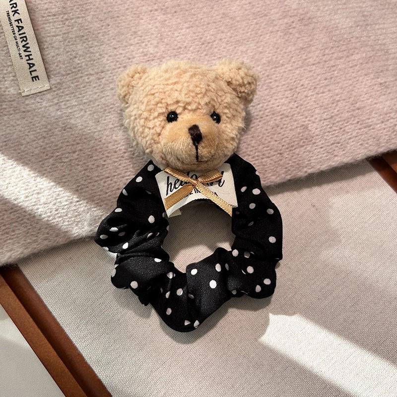 Cinnamoroll Plush Hair Tie: Fluffy Cartoon Hair Rope for Girls