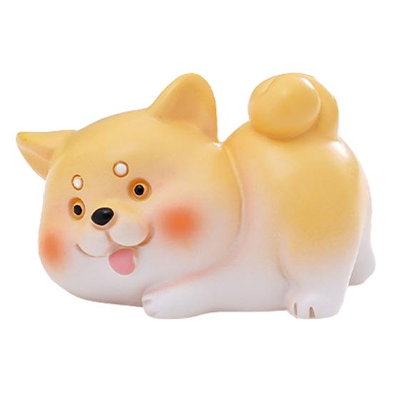 

Mini Resin Dog Figurine Cartoon Puppy Statue Tiny Dog Cake Topper Decoration for Fairy Garden DIY Crafts Birthday Party Home Decor D