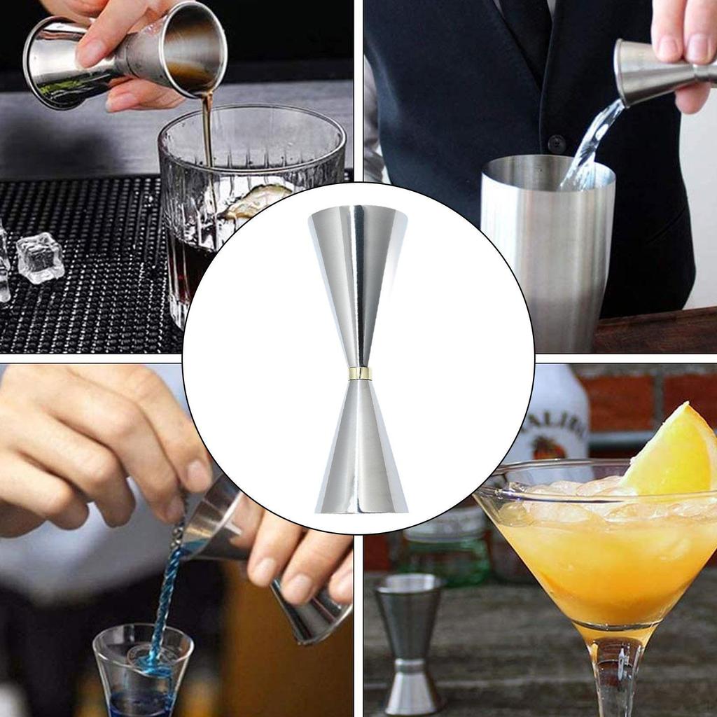 Spirit Measure Cup with Scale, Double Drinks Jigger, Cocktail Jigger for Wine Bartending Drink Cafe