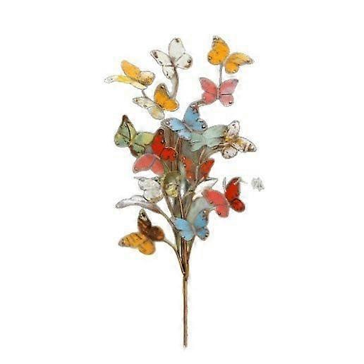 Colorful Metal Butterfly Garden Stake, Decorative Yard Art for Outdoor & Patio