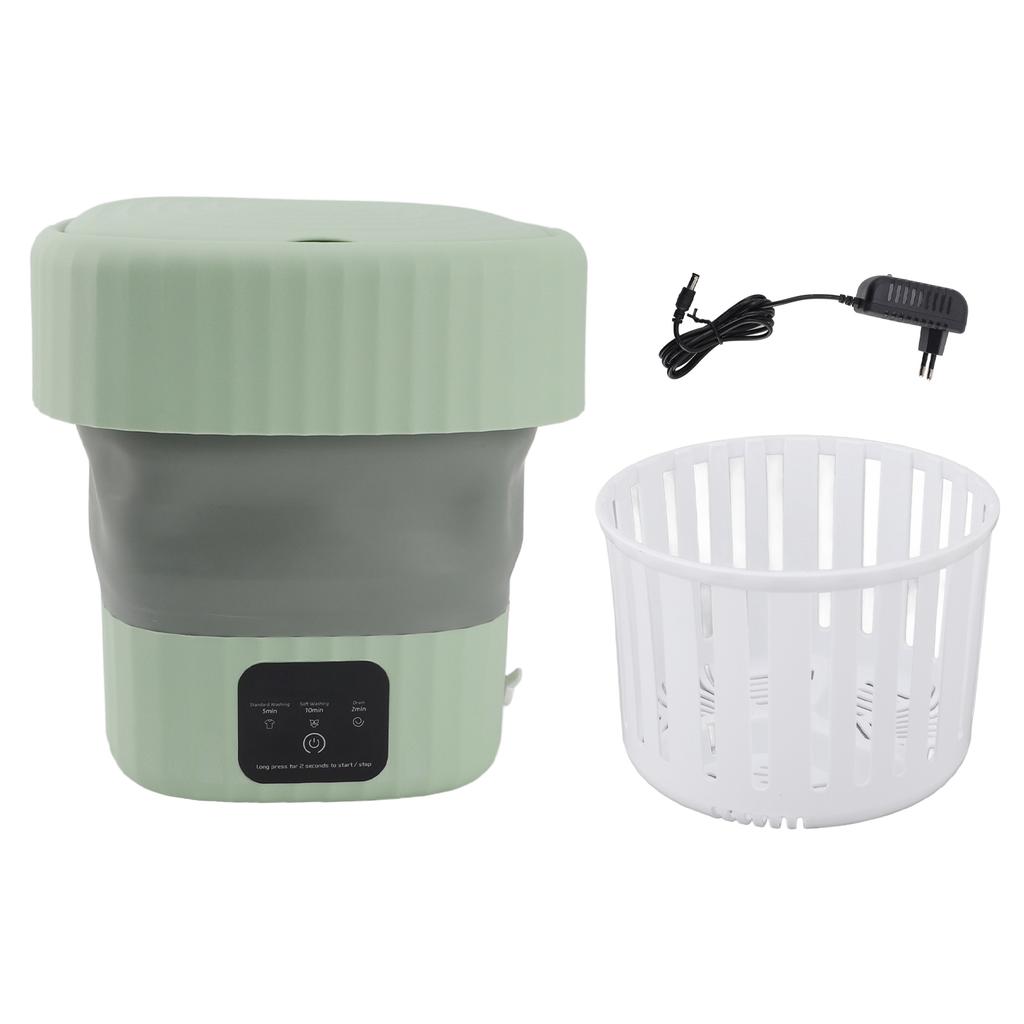 Folding Washing Machine Portable Foldable 8L Mini Washer for Socks Underwear Baby Clothes Apartment