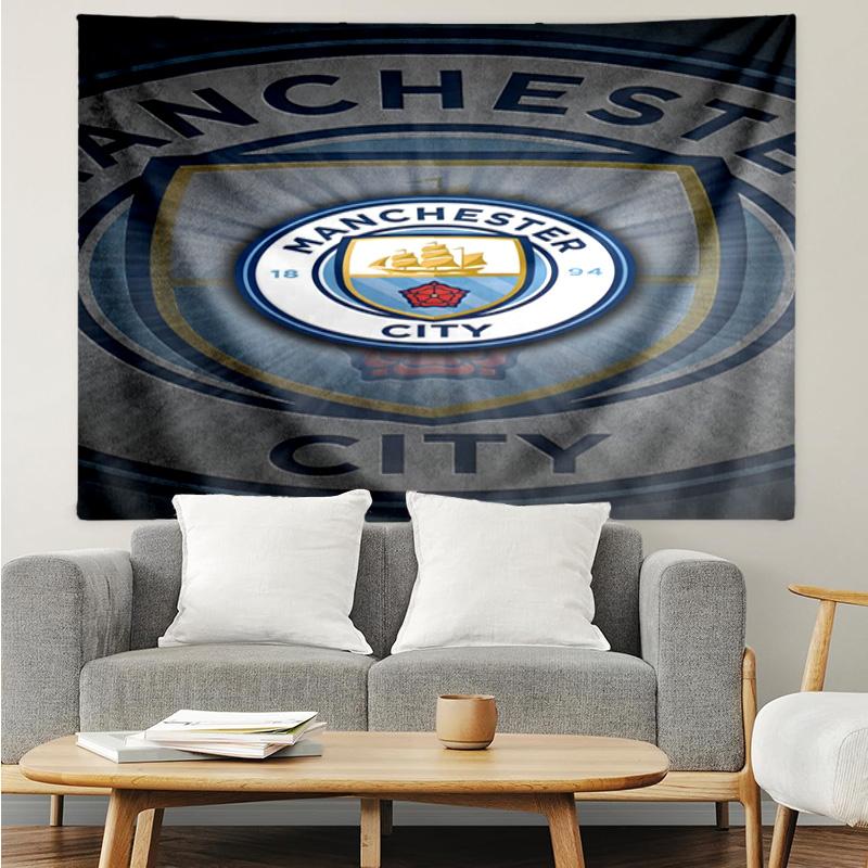 City Football Club Printed Printed Tapestry, for Bedroom,Livingroom, dormitory, Large Wall Decor, Fabric Decor Fan Birthday Gifts