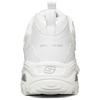 Skechers D'Lites 1.0 Bead Bear Textile, Artificial Leather Cushioning Abrasion Resistant Breathable 149463-WHT