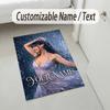 Personalized Crystal Velvet Carpet,Ayliva Custom Printed Name, Plush Area Rug For Home Indoor Decor